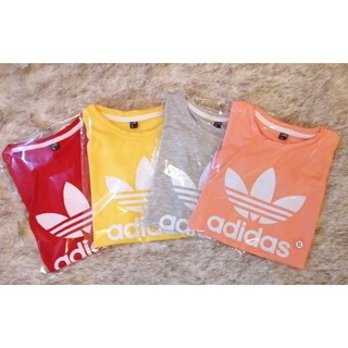 เสื้อยืดเด็ก สกรีน adidas ผ้ายืดคอตตอน