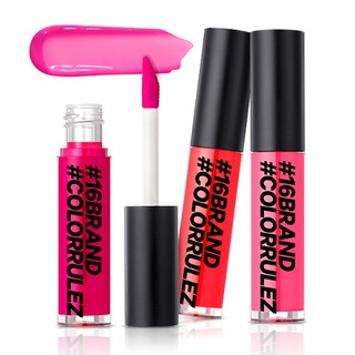 SIXTEEN COLORRULEZ GLOW GLOSS  Super Glossy ที่เป็นทั้งลิปสติกและลิป Tint สวยได้ในแท่งเดียว!