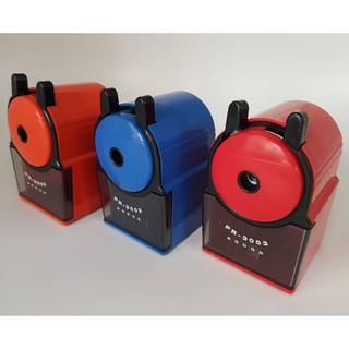 เครื่องเหลาดินสอ กบเหลาดินสอ PENCIL SHARPENER RODOR PR-3003 ที่เหลาดินสอ กบเหลาดินสอตั้งโต๊ะ เหลาดินสอสีได้