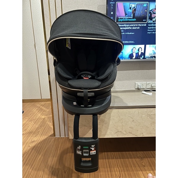 คาร์ซีทแรกเกิด AILEBEBE รุ่น Kurutto 4i Premium (ISOFIX) สีดำ | Shopee ...
