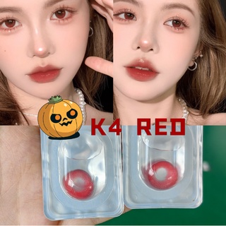 【Halloween Limited】uyaai คอนแทคเลนส์ บิ๊กอาย สีแดง K4 14.5 มม. 2 ชิ้น