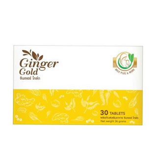 โปรโมชั่น : Ginger Gold จินเจอร์โกลด์ วิตามินเพิ่มน้ำนม 1กล่อง 30เม็ด บำรุงน้ำนม มีวิตามินและ DHA