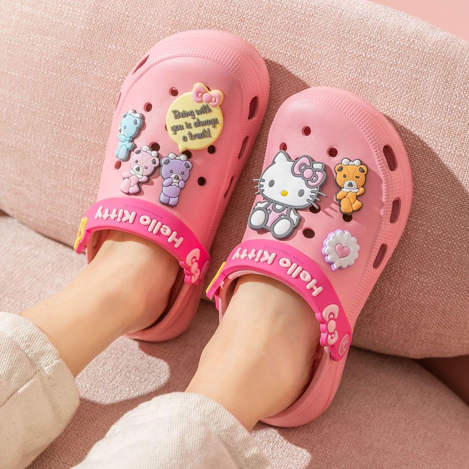 พร้อมส่ง-ราคาถูกทีสุด-รองเท้า-crocs-hello-kitty