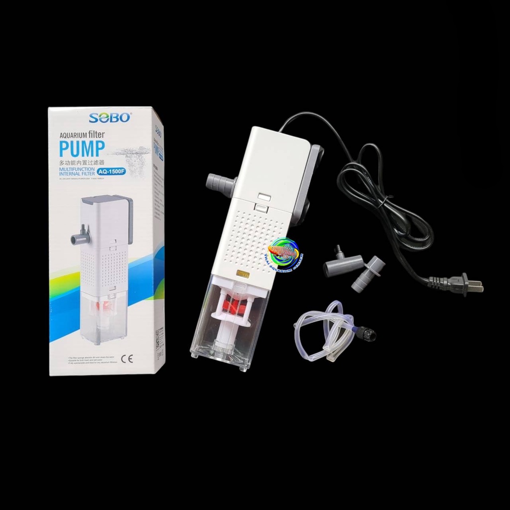 SOBO AQ1000F /AQ1500F /AQ2000F ปั้มน้ำ พร้อมกระบอกกรอง กรองในตู้