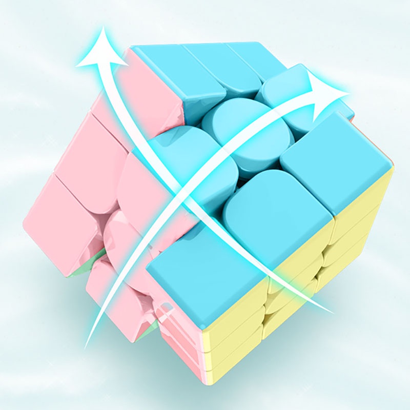 moyu-rubik-cube-meilong-macaron-color-ลูกบาศก์รูบิคแม่เหล็ก-พีระมิด-2x2-3x3-4x4-5x5-4-in-1