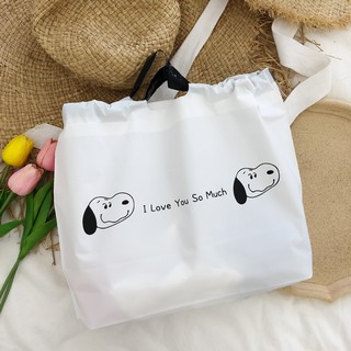 สินค้า กระเป๋าถือกระเป๋าช้อปปิ้งลาย Snoopy น่ารัก