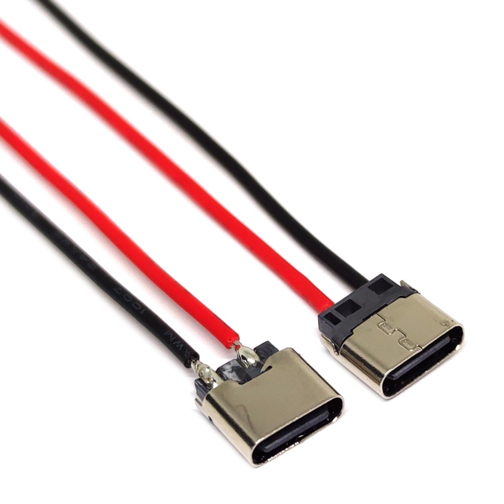 diymore-type-c-ฐาน-usb-2pin-ประเภทสายไฟตะกั่ว-พร้อมลวดเชื่อม-ฐานชาร์จ-2pin