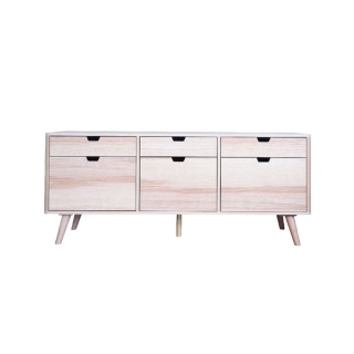 โปรโมชั่น : กทม. 3-5 วัน ส่ง Koncept furniture ไซด์บอร์ด KC-PLAY รุ่น WIB สีไม้อ่อน 150x45x63 ซม.