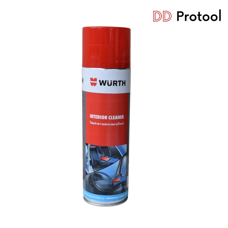 ส่งฟรี-โฟมทำความสะอาดภายในรถ-wurth-ขนาด-500-ml