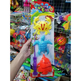 ของเล่นตกปลาแผง ชุดตกปลาแผงฝึกหัด พร้อมคันเบ็ด ติดแม่เหล็ก สำหรับเด็ก