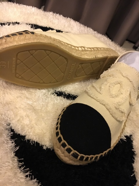 รองเท้า-พร้อมส่ง-ลดราคาพิเศษ-chanel-espadrilles