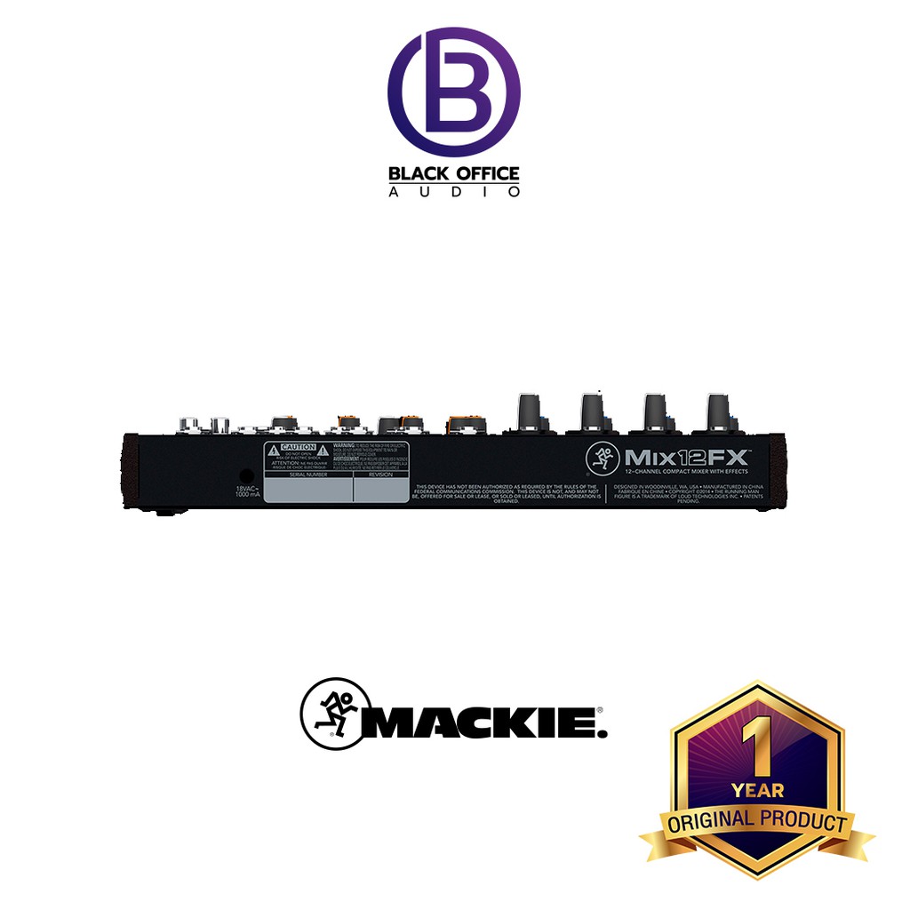 mackie-mix12fx-มิกเซอร์-ซัพมิกซ์-มีเอฟเฟคในตัว-ร้องคาราโอเกะ-เล่นดนตรี-mixer-blackofficeaudio