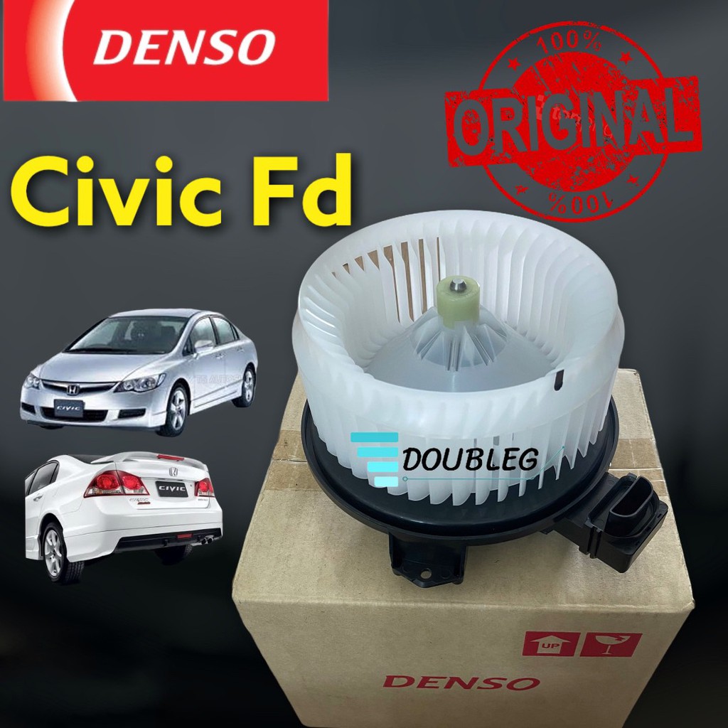 โบเวอร์-แอร์-honda-civic-fd-ปี-2006-2011-ของแท้-denso-0300-โบลเวอร์-honda-พัดลมตู้แอร์ซีวิค-มอเตอร์ตู้แอร์-civic-fd