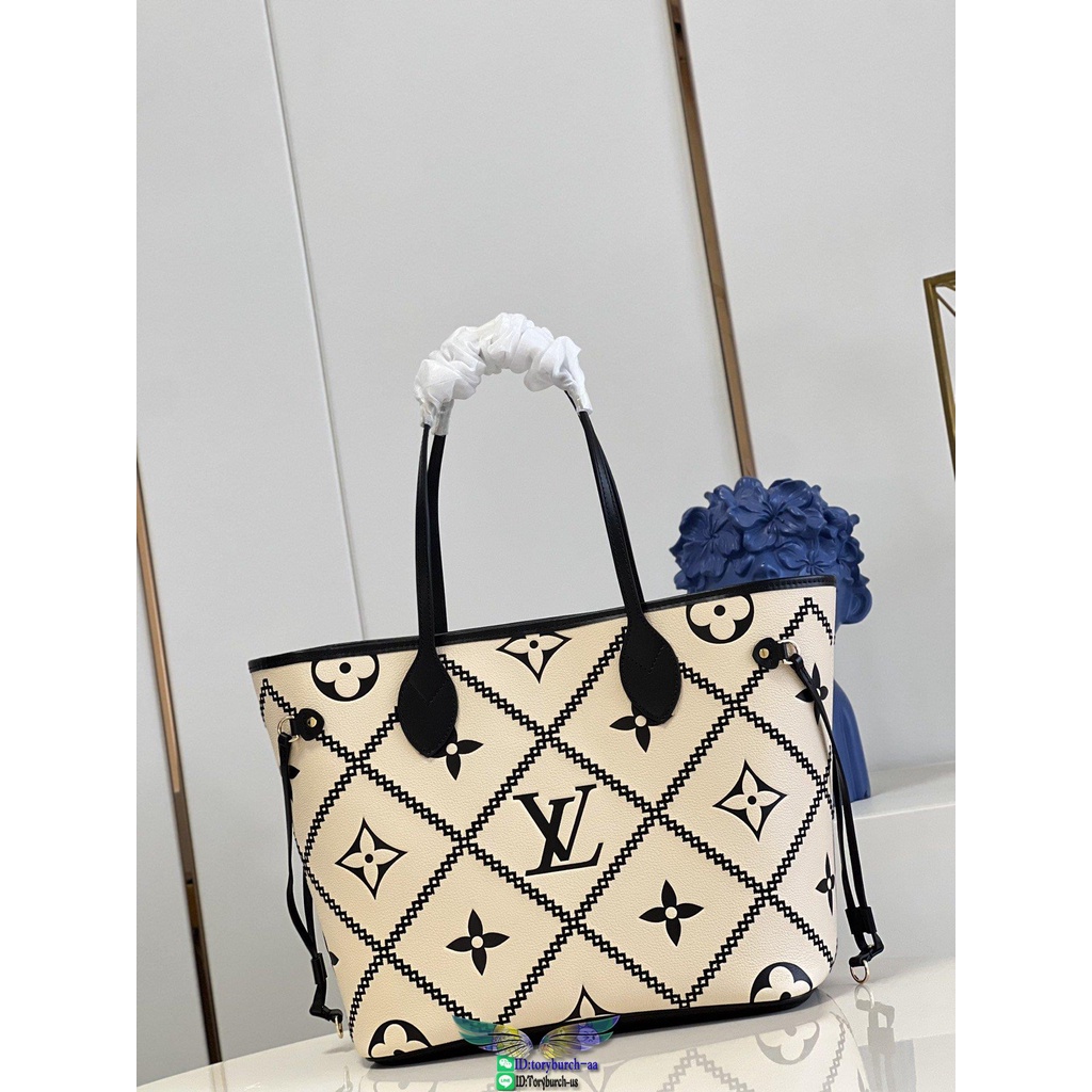 m46040-lv-neverfull-monogram-versatile-shopper-handbag-shoulder-drawstring-shopping-tote