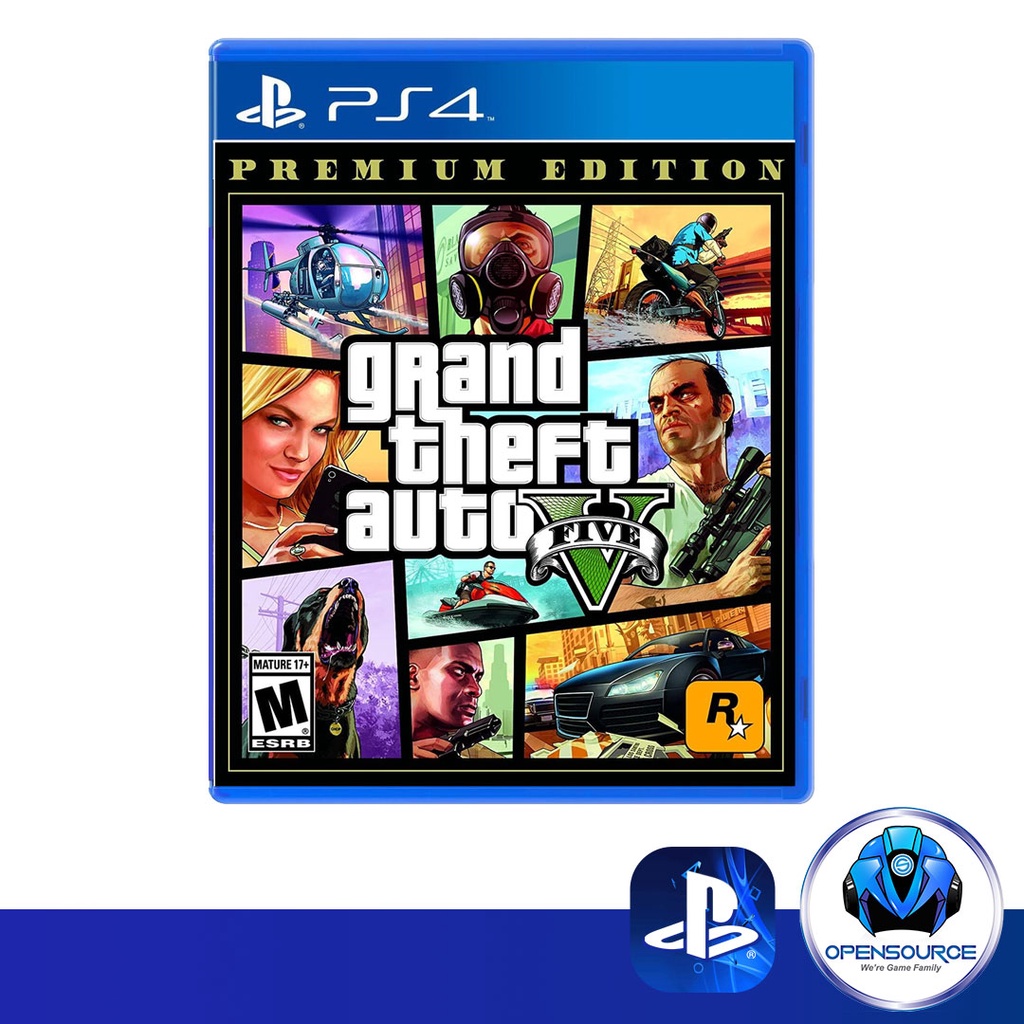 PS4 : Grand Theft Auto V Premium Edition [แผ่นแท้] [มือ1] [เกมส์