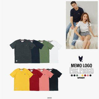 สินค้า เสื้อยืด MEMO รุ่น FOX PATCH (Size:L,XL,XXL)