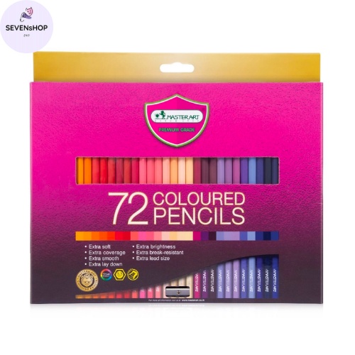 สีไม้-มาสเตอร์อาร์ต-72-สี-100-สี-แท่งยาว-master-art-ดินสอสี