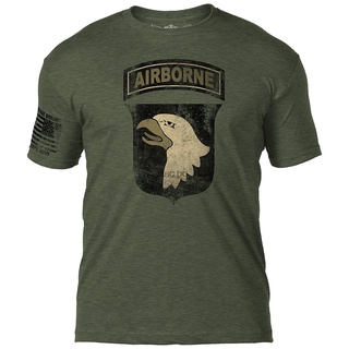 สินค้าที่ดีที่สุด เสื้อยืดลําลอง แขนสั้น พิมพ์ลาย Army 101St Airborne Division 7.62 สําหรับผู้ชาย ขายดีS-5XL