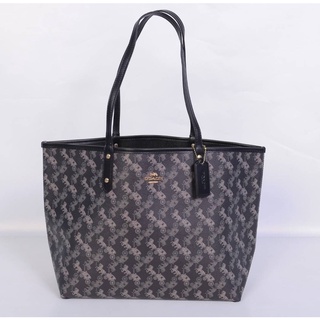 COACH TOTE WITH HORSE AND CARRIAGEE PRINT