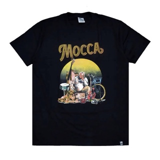 T-Shirtเสื้อยืด พิมพ์ลาย Mocca 21 YEARS BAND S-5XL