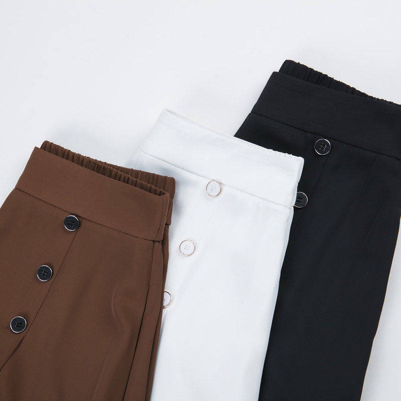 กางเกงเอวสูงสาวอวบ-กางเกงขากระบอกผู้หญิง-กางเกงเอวสูง-กางเกงผ้าฮานาโกะ-กางเกงขายาว-ขาเด็ก-2022-ฤดูใบไม้ผลิใหม่และฤดูร้