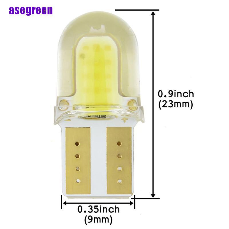 asegreen-t-10-194-w-5-w-cob-ไฟ-led-ซิลิโคนสําหรับติดประตูรถยนต์