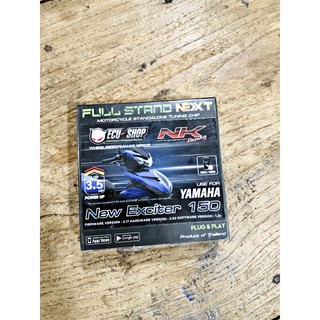 Yamaha New Exciter 150 กล่องไฟแต่ง เสียบแล้วแรงเลย จูนผ่านมือถือได้ (ใส่แทนกล่องเดิม)Full stand Next ECU=Shop NKracing