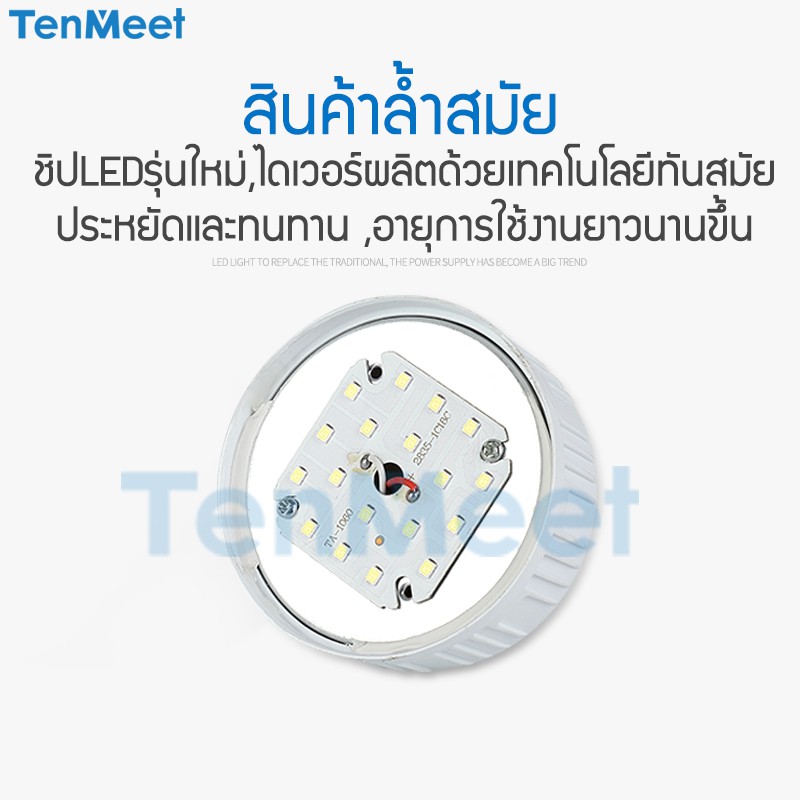 ภาพสินค้าหลอดไฟLED หลอดไฟแอลอีดีHighBulb ใช้ไฟฟ้า220V 5W 9W 10W 15W 18W 20W 28W 30W 36W 40W 50W 60W 80W 100W 120W หลอดไฟขั้ว E27 จากร้าน ciwolf บน Shopee ภาพที่ 3