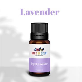 น้ำมันหอมระเหย  ลาเวนเดอร์ LAVENDER น้ำมันอโรม่า แท้ 10 ml.-30 ml.  (Pure Essential Oil) - by HAUS OF SCENT