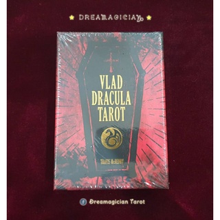 ไพ่แดร็กคูล่าขอบทอง Vlad Dracula Tarot ไพ่ยิปซี ไพ่ทาโร่ต์ ไพ่ออราเคิล Tarot Oracle Card Deck