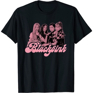 เสื้อยืด พิมพ์ลาย Blackpink Pink