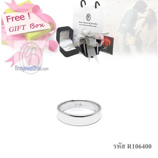 Finejewelthai-แหวน-แหวนเกลี้ยง-แหวนเงินแท้-Silver925-Ring-R106400/R108700/R109100 (ราคาต่อวง)