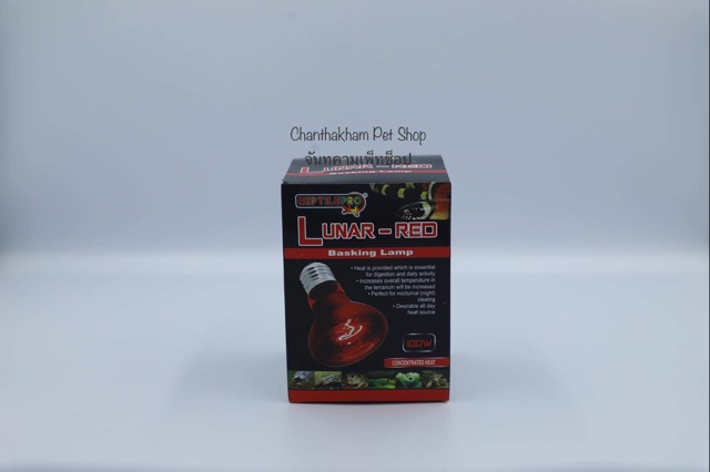 reptilepro-lunar-redหลอดไฟให้ความร้อนด้วยคลื่นอินฟาเรดในช่วงกลางคืน-กำลังไฟ-100w