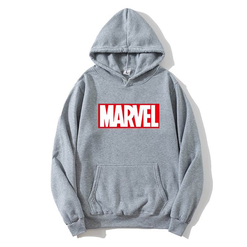 ภาพหน้าปกสินค้าเสื้อกันหนาวแขนยาวลําลอง มีฮู้ด ลายการ์ตูน Marvel Avengers แฟชั่นฮาราจูกุ สไตล์สตรีท สําหรับผู้ชาย 2022 จากร้าน xqbaodanwj.th บน Shopee