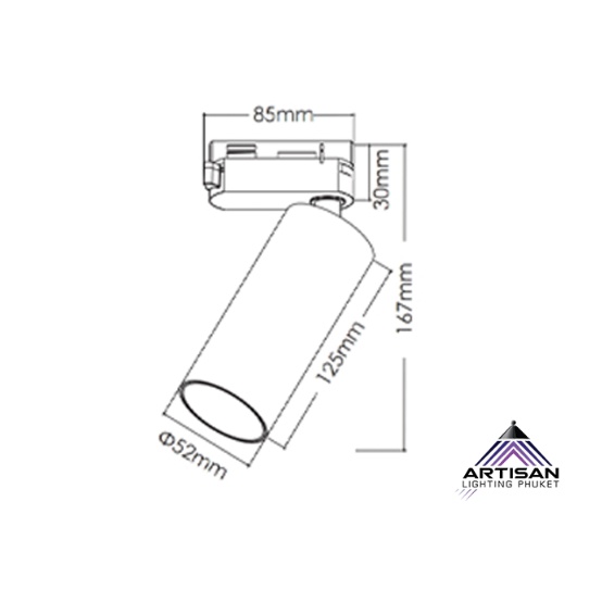 ภาพหน้าปกสินค้าโคมไฟติดราง-Track light-GD901G จากร้าน artisanlightingphuket83000 บน Shopee