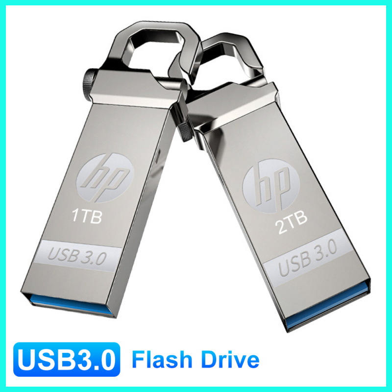 ภาพหน้าปกสินค้าแฟลชไดรฟ์ USB 3.0 2TB ความเร็วสูง ขนาดเล็ก แบบพกพา สําหรับ HP USB3.0​​ แฟลชไดรฟ์ USB 2TB โลหะ กันน้ํา สําหรับรถยนต์