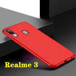 TPU CASE เคส เรียวมี Realme 3 เคสซิลิโคน เคสนิ่ม สวยและบางมาก เคสสีดํา Realme3 [ส่งจากไทย]