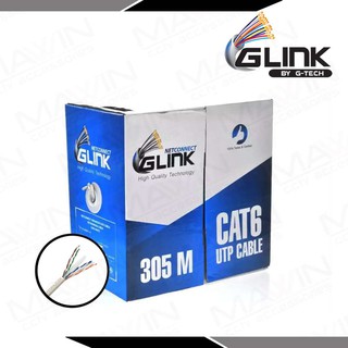 ภาพหน้าปกสินค้าสายแลนCat6 ภายใน INDOOR UTP LAN CABLE CAT6 305เมตร GLink ที่เกี่ยวข้อง