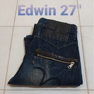 ยีนส์ใหม่ ยี่ห้อ Edwin เอว 27 นิ้ว