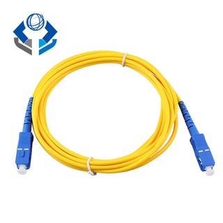 ภาพหน้าปกสินค้าSC/UPC-SC/UPC-SM 3mm Fiber Optic Jumper Cable Single Mode Extension Patch Cord 1M 3M 5M 10M 15M 20M ที่เกี่ยวข้อง