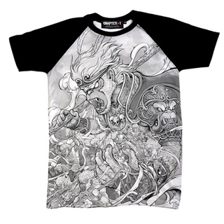 เสื้อยืด แขนสั้น แชปเตอร์วัน ยามิ ลาย หงอคง ผ้านิ่ม / Wukong The monkey king Yami Chapter One T-shirt