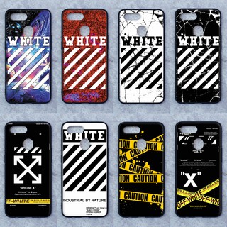 เคส Oppo A7 / A5s / A12 ใช้เคสเดียวกัน ลายWhite ขอบนิ่มหลังแข็ง เคส ถือ เคส Caseเคส TPU ขอบนิ่มหลังแข็ง ไม่ขูดตัวเครื่อง