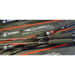 คันเบ็ดตกปลา SUMO BBQ คันตกหมึกSUMO BBQ EGi  8.6 ฟุต สองท่อน (862ML) EGI 2.0-3.5 Line 0.6-1.2 Lure 6-22g.