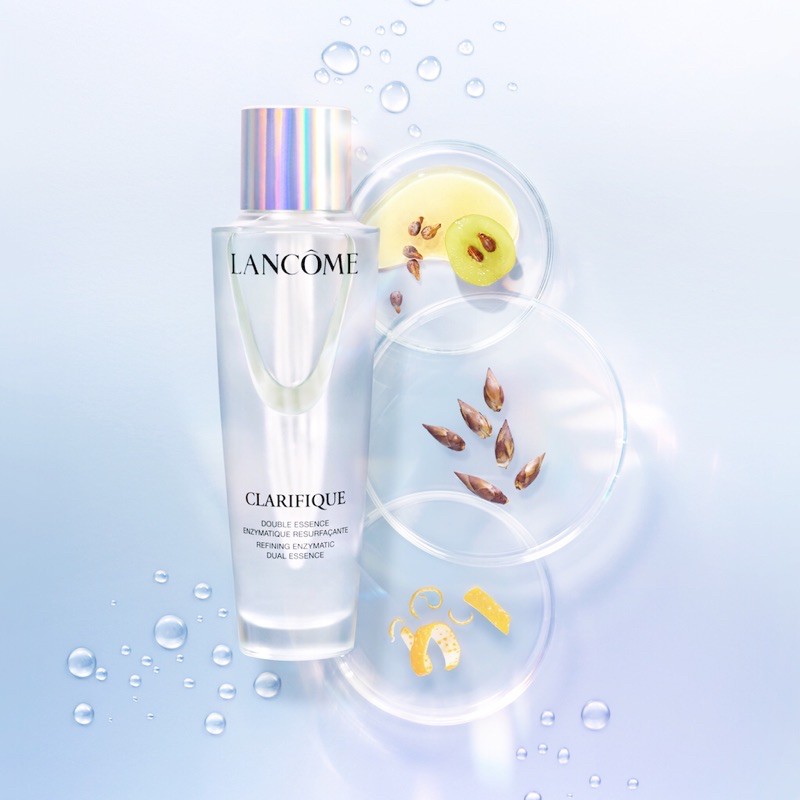 ใหม่ล่าสุด-lancome-ขนาดทดลอง-ผิวกระจ่างใสเนียนเรียบ-lancome-clarifique-double-essence-refining-enzymatic-dual-essence