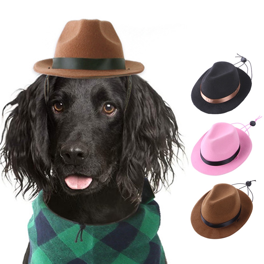 หมวกคาวบอย-พร้อมเชือก-สามารถปรับได้-พร็อพถ่ายรูปฮาโลวีน-สําหรับสัตว์เลี้ยง-สุนัข