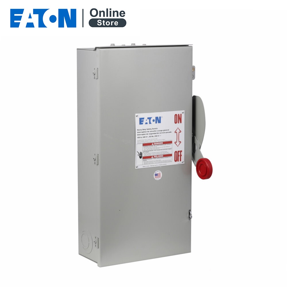 eaton-dh364urk-safety-switch-200a-ใช้กับไฟ-3เฟส-4สาย-600v-ไม่รวม-solid-neutral-แบบไม่มีฟิวส์-กันน้ำใช้ภายนอกอาคาร