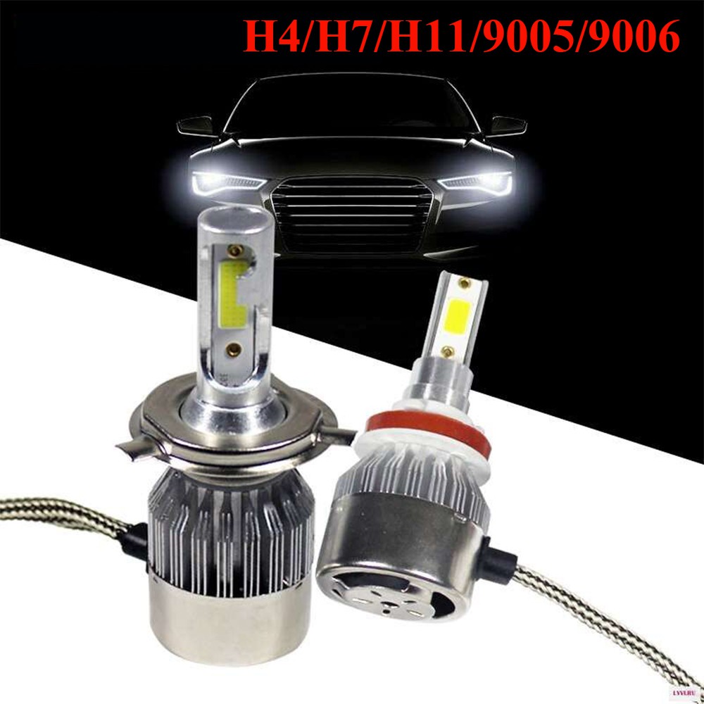 ชุดหลอดไฟ-xenon-led-หลอดไฟหน้ารถยนต์-led-หลอดไฟ-xenon-35w-3800lm-ขั้ว-h4-h7-h11-9005-9006-led-headlight