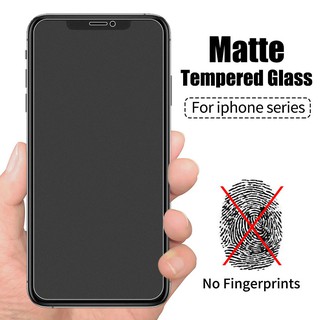 iPhone 11 pro max SE 2020 ฟิมล์ กระจก ฟิล์มกระจกแบบเต็มจอ for iphone Xs max Xr X 6/6s 7+ 8 PLUS  matte screen protector