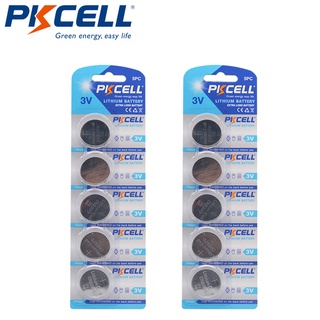 10Pcs/Lot PKCELL CR2320 3V Lithium Battery Button Cell Batteries DL2320 13Ah For Clocks, Watches, Calculators, Computers