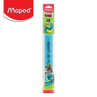 Maped (มาเพ็ด) ไม้บรรทัด 30 ซม.และ 12 นิ้ว Twist ไม้บรรทัดบิดได้ Maped รหัส TC/279010 (1 ชิ้น)